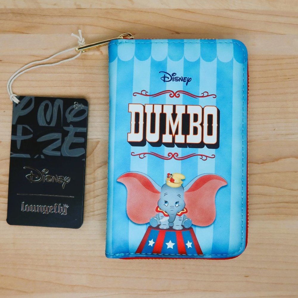 Loungefly Disney Dumbo Book Zip Around Wallet